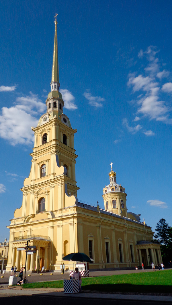 Колокольня Петропавловского собора г. Санкт-Петербурга