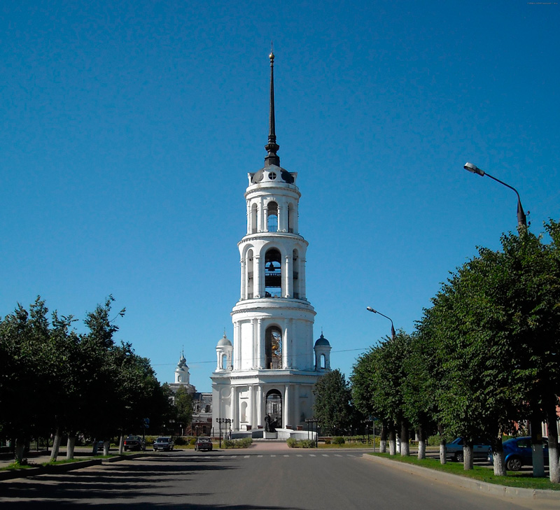 Колокольня Воскресенского собора г. Шуя Ивановской области